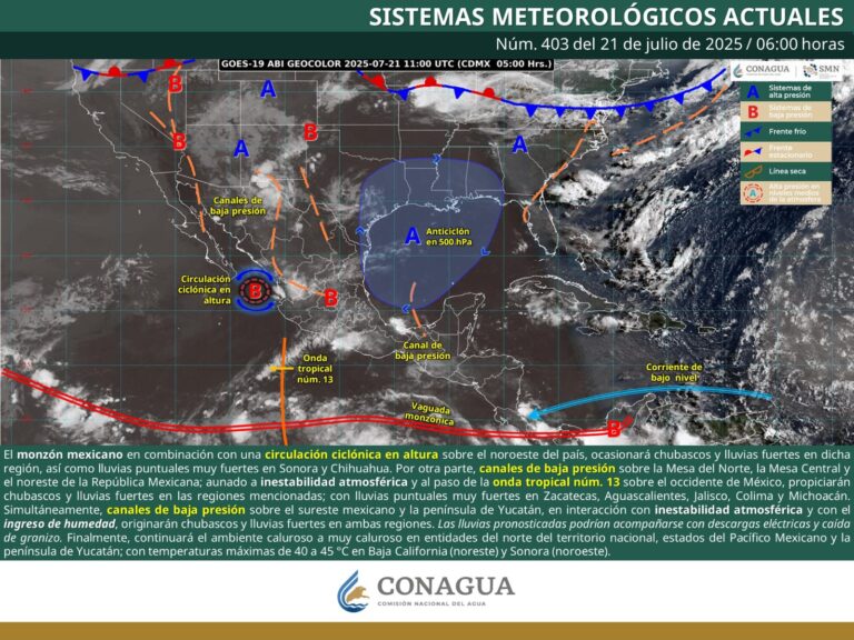 Se esperan lluvias fuertes en Coahuila