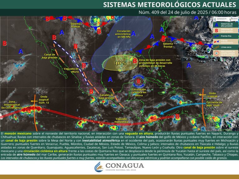 Se esperan lluvias aisladas y fuertes vientos en Coahuila