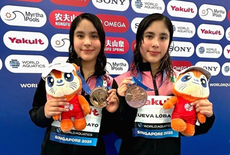Sorprenden hermanas mexicanas en Singapur y ganan Bronce