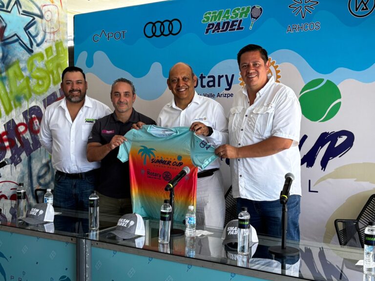 Tendrá Club Rotario Saltillo de Valle Arizpe torneo de pádel 