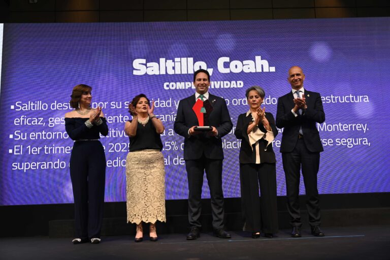 Premian a Saltillo por ser la ciudad más competitiva de México
