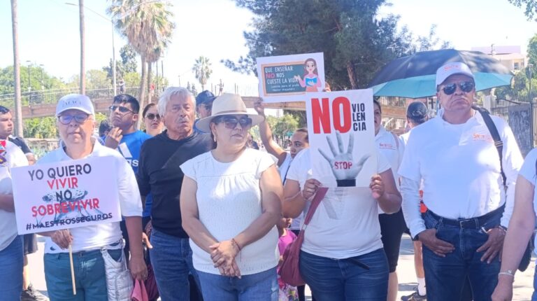 Se solidariza Gobierno del Estado con maestros que se manifestaron en Saltillo