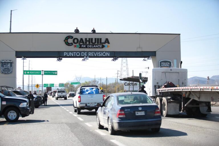 Mantiene Coahuila filtros de seguridad en este periodo vacacional