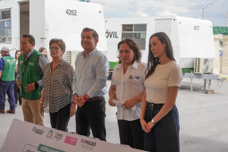 Arranca escuela con aulas móviles en Urbivilla del Real