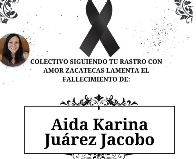 Asesinan a madre buscadora de Zacatecas