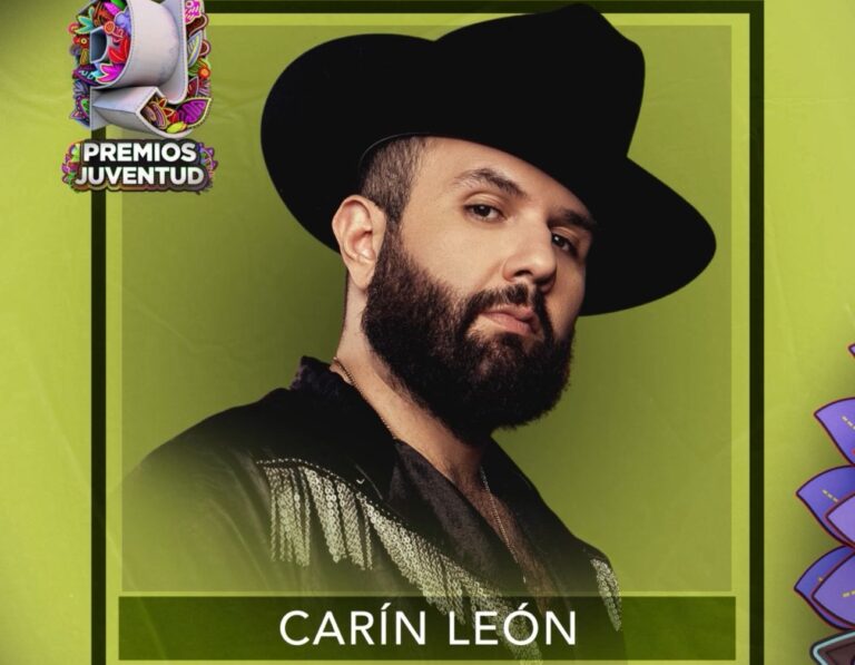 Carín León obtiene cinco nominaciones a Premios Juventud 2025