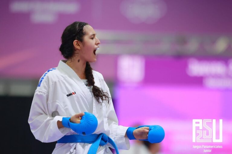 Conquista Ana Victoria Muñoz bronce en Karate dentro de los Juegos Panamericanos Junior