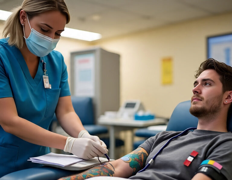 Desmienten mitos sobre tatuajes y donación de sangre