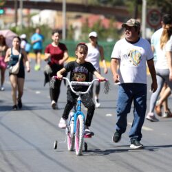 Disfrutan familias actividades de la Ruta Recreativa1