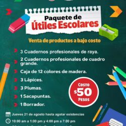 Edna Dávalos impulsa venta de útiles escolares a bajo costo en Ramos Arizpe1