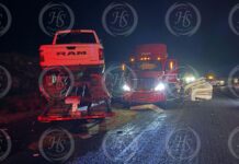 Grave accidente en libramiento norponiente deja un lesionado y daños materiales en Ramos Arizpe