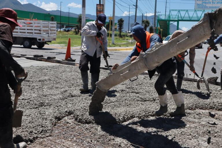 Intensifica Saltillo trabajos de reconstrucción por lluvias extraordinarias