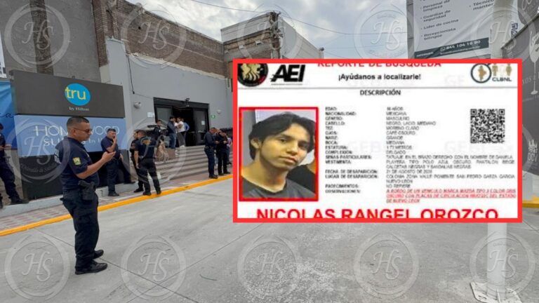 Joven reportado como desaparecido en Monterrey pide ayuda en hotel de Saltillo