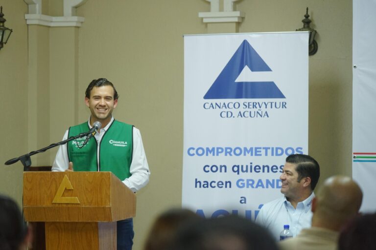 Mejora Coahuila  y CANACO SERVYTUR  Acuña se unen para impulsar el comercio local