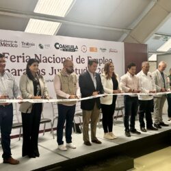 Ofrecen más de mil 200 vacantes en la Feria Nacional del Empleo para las Juventudes en Saltillo