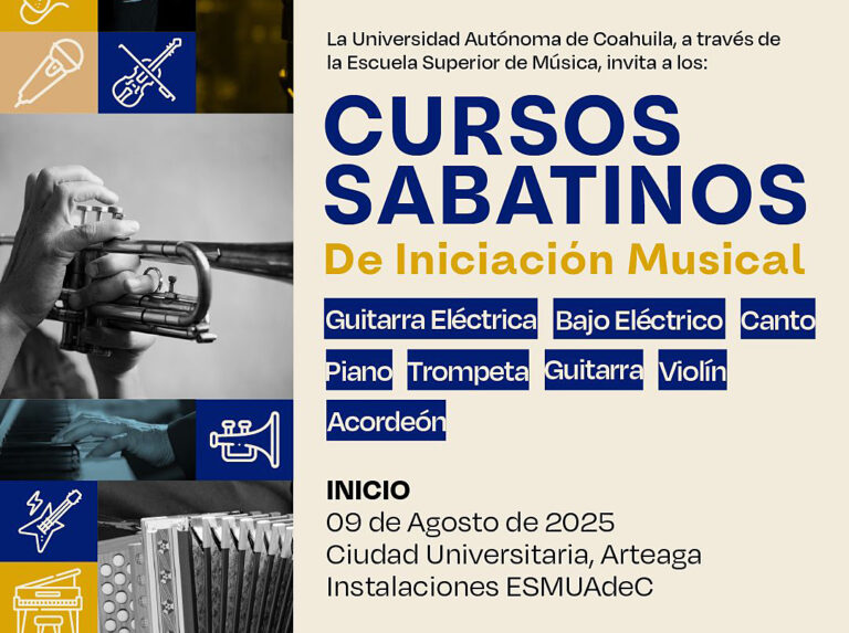 Abre UA de C inscripciones para cursos sabatinos de Iniciación Musical