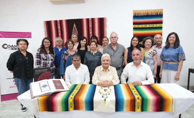 Coahuila realiza curso de Tejido Fino con el maestro Román Gutiérrez Ruiz