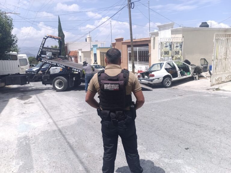 Da Comisaría golpe contra robo de vehículos en Saltillo
