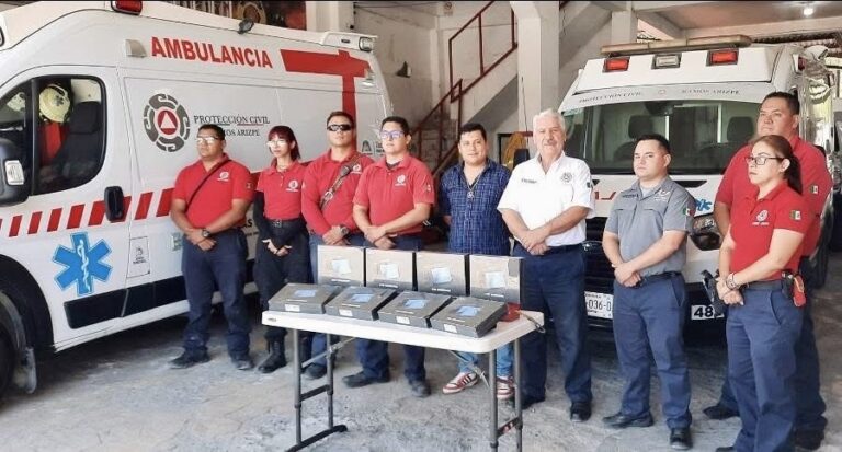 Empresa MCM dona tablets a Protección Civil y Bomberos de Ramos Arizpe