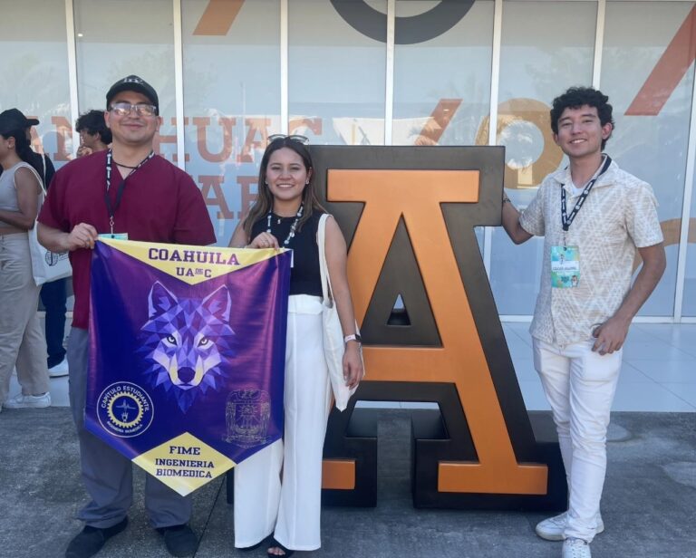 Estudiante de la UA de C destaca en el Encuentro Nacional Estudiantil de Ingeniería Biomédica