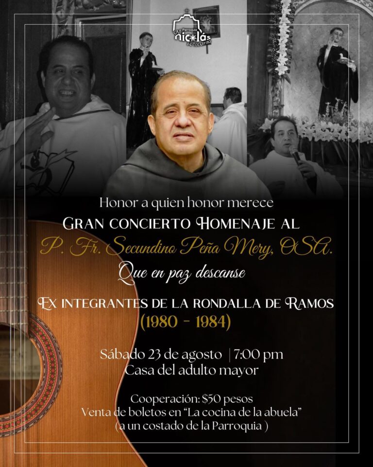 Invitan a concierto homenaje en memoria del padre Fray Secundino Peña Mery en Ramos Arizpe