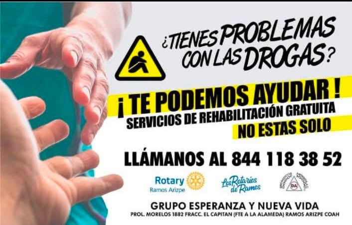 Rotarios de Ramos Arizpe impulsan programa de rehabilitación gratuita para quienes luchan contra las drogas