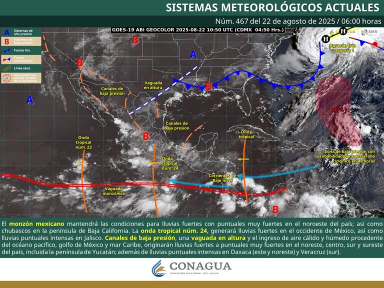 Se esperan fuertes lluvias y chubascos con descargas eléctricas en Coahuila
