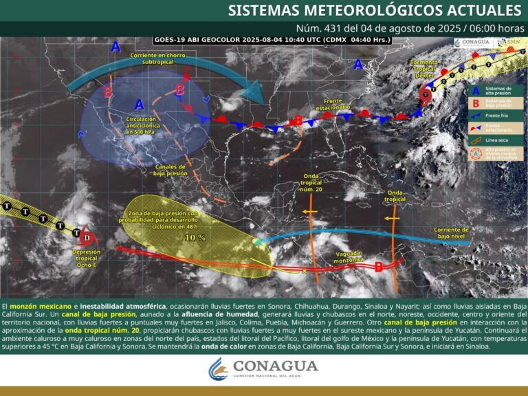 Se esperan lluvias y altas temperaturas en Coahuila