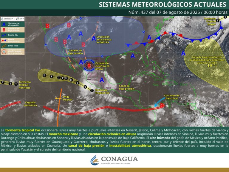 Se prevén lluvias y chubascos con descargas eléctricas en Coahuila