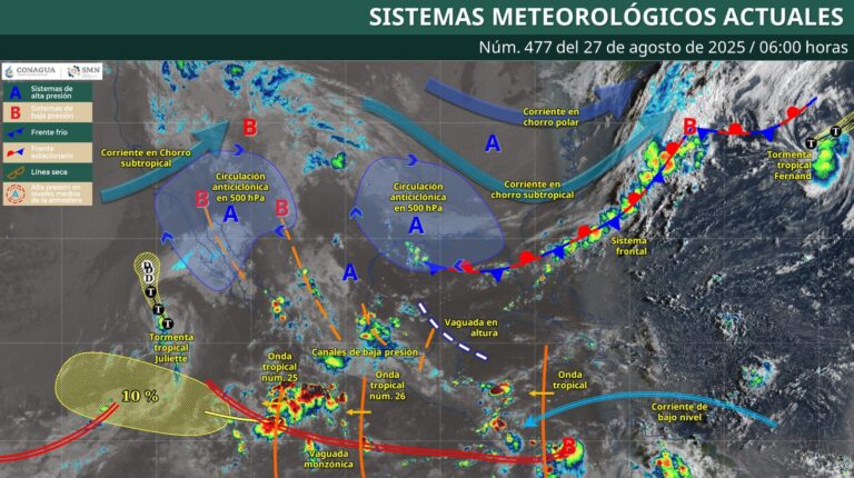 Se prevén chubascos y ráfagas de viento en Coahuila