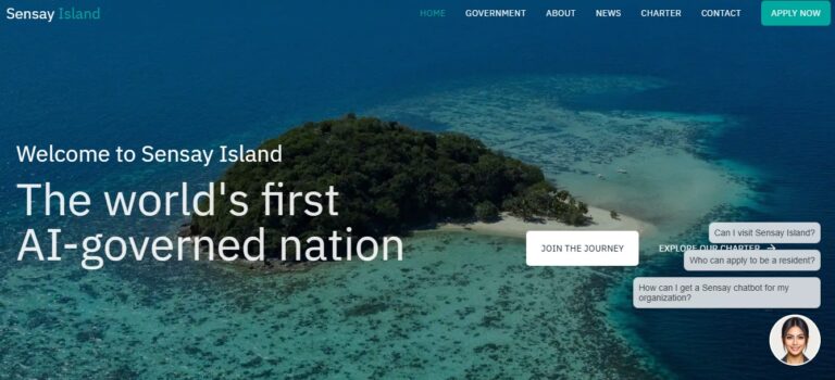 Una empresa inicia un experimento creando una nación digital gobernada por IA