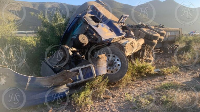 Volcadura en la Saltillo-Monterrey tras altercado vial entre conductores