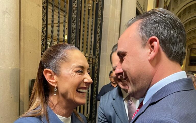 Reconocen Manolo y Sheinbaum trabajo coordinado en seguridad