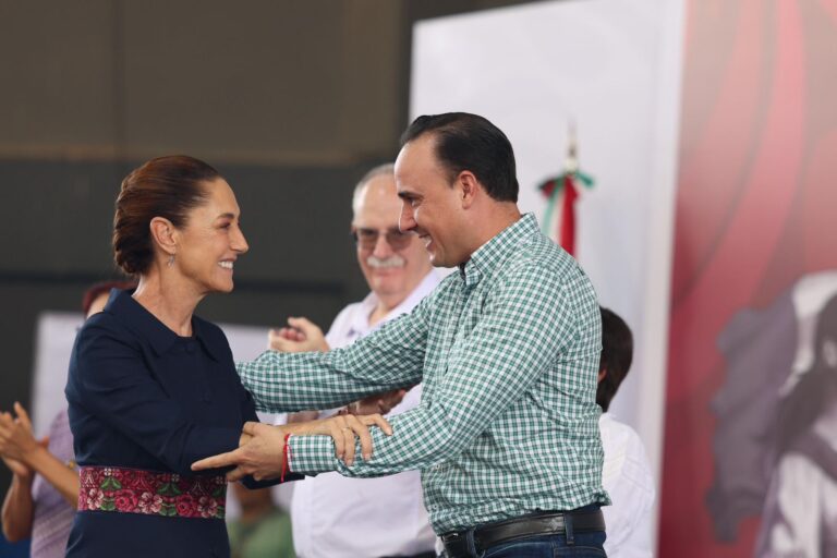 Es momento de gobernar unidos: reconoce Sheinbaum voluntad de Manolo