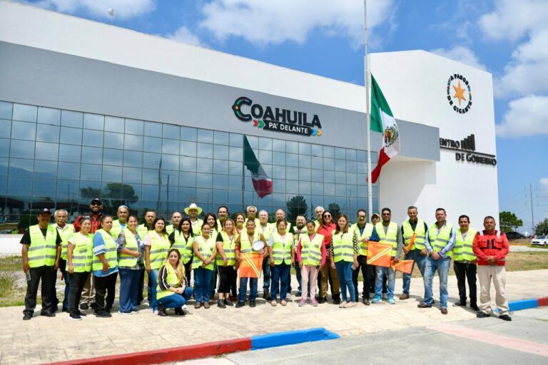 Coahuila participa activamente en el Simulacro Nacional de Protección Civil 2025