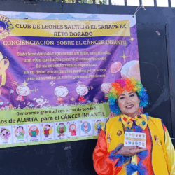 Con campaña, abona Club de Leones de Saltillo a detección oportuna de cáncer infantil