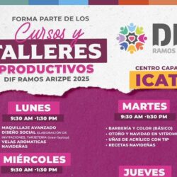 DIF Ramos Arizpe e ICATEC impulsan talleres productivos para la comunidad