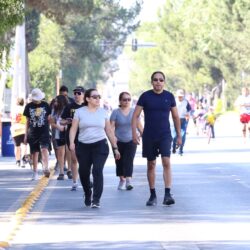 Familias conviven y se ejercitan en la Ruta Recreativa2