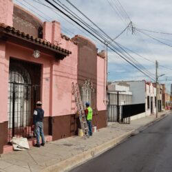 Intensifica Saltillo acciones de embellecimiento en la calle Nicolás Bravo