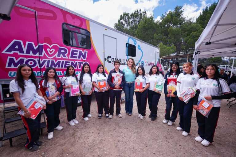 Lleva Amor en Movimiento servicios gratuitos de salud a los ejidos de Saltillo
