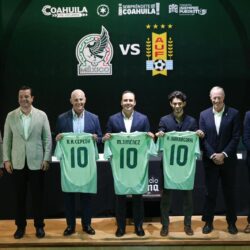 Presentan juego entre la selección mexicana y Uruguay en Coahuila