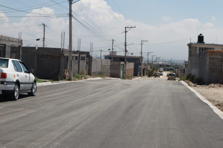 Reporta Saltillo avance del 45% de pavimentación en La Gloria