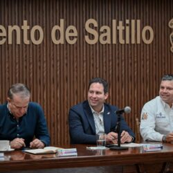Trabajamos coordinados por la seguridad de Saltillo