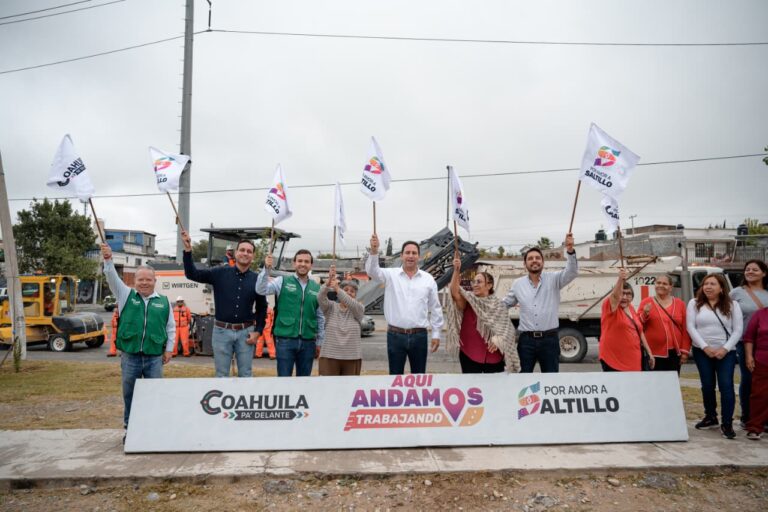 Arranca repavimentación Javier Díaz al sur de Saltillo