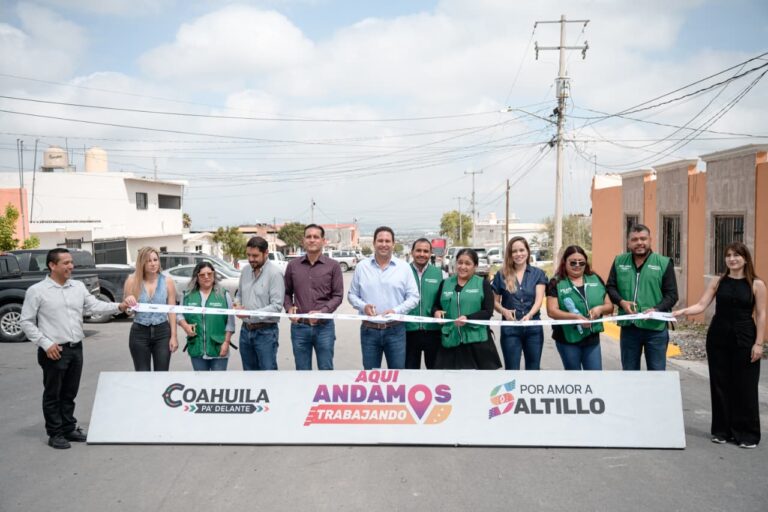 Cada semana iniciamos y entregamos obras sociales en Saltillo: Javier Díaz