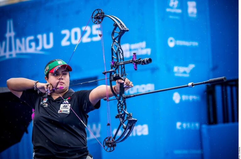 Conquista mexicana Andrea Becerra mundial de arco compuesto