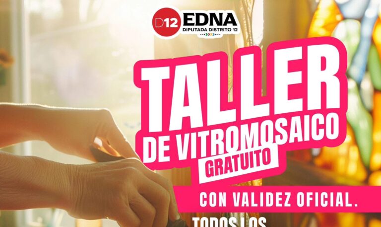 Diputada Edna Dávalos invita a ramosarizpenses a participar en curso de vitromosaico sin costo