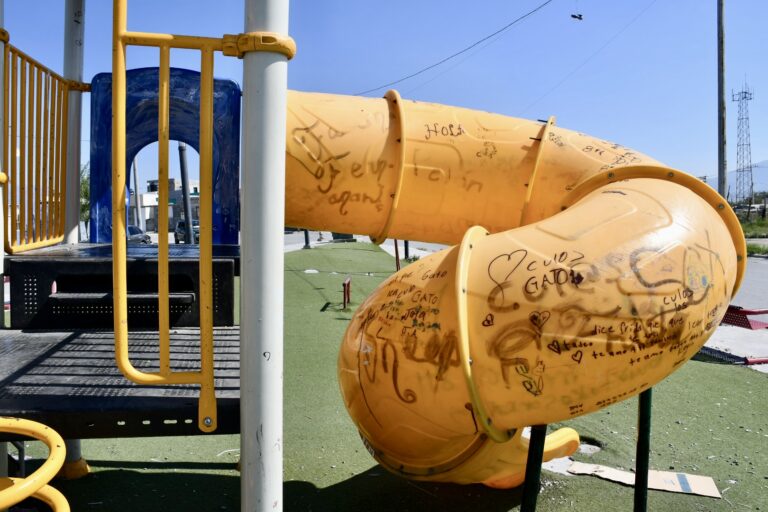 Espacio público en colonia Cactus sufre daños; será rehabilitado por autoridades