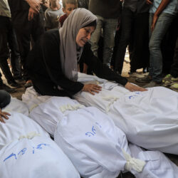 MEDIO ORIENTE-GAZA-ATAQUES ISRAELIES-VICTIMAS-FUNERAL