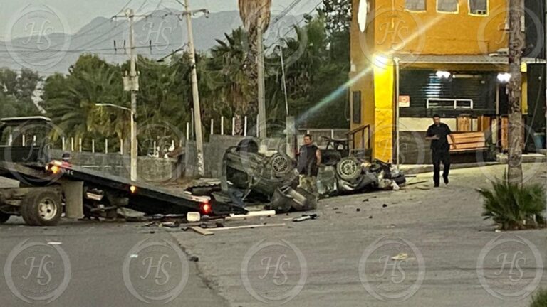 Joven pierde la vida en aparatoso accidente en Saltillo